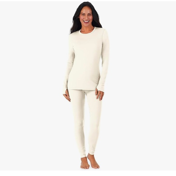 Cuddlduds Women’s Warm Underwear Long Sleeve Crew Neck & Long Johns Bundle - Picture 1 of 9